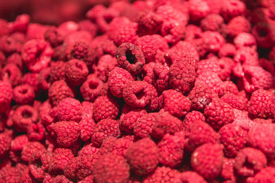 Full frame shot of strawberries