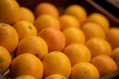 Close-up of fruits for sale at market stall