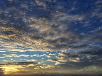Cloudscape at sunset