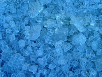 Full frame shot of blue ice