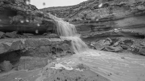 View of waterfall