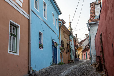 Street with colouful houses