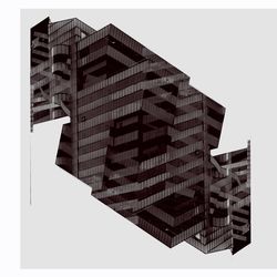 Low angle view of skyscraper against clear sky