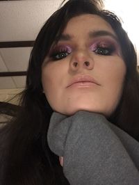 Portrait of beautiful woman at home