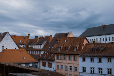 Panoramic view of the old town of bamberg in bavaria, germany.