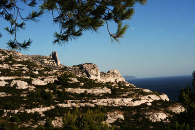 Scenic view of mountains