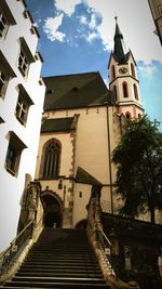 Low angle view of building against sky