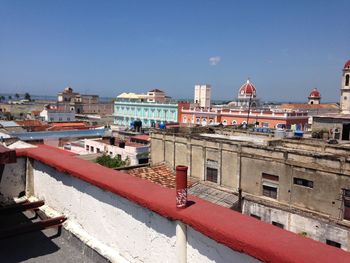 View of buildings in city