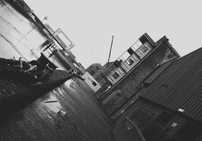 View of residential buildings