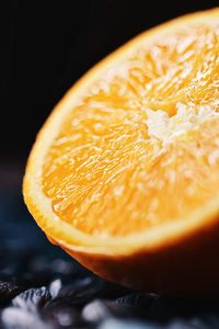 Close-up of orange slice