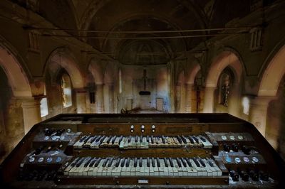 Interior of building