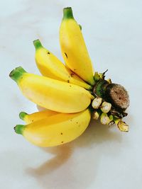 High angle view of fruits on table