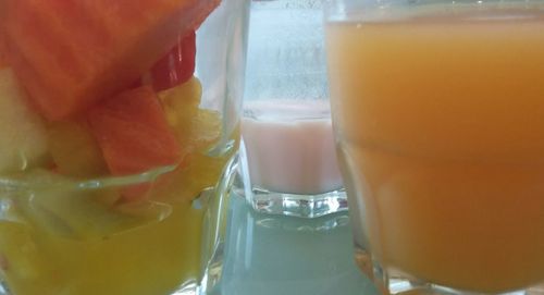 Close-up of drink on table