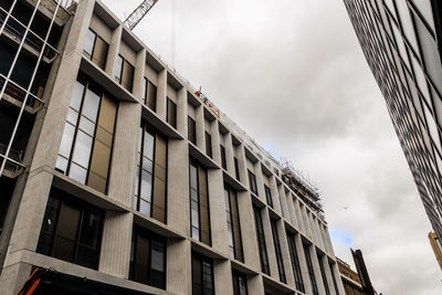 Low angle view of building against sky