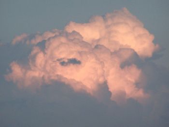 Low angle view of clouds in sky