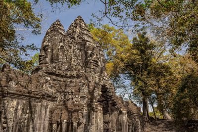 Low angle view of a temple