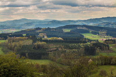 Scenic view of landscape against sky