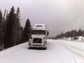 Empty road against sky