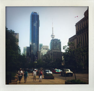 Cityscape against sky