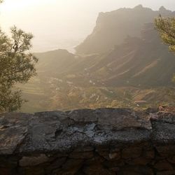 Scenic view of mountains