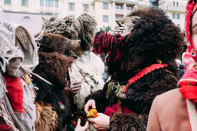 Group of people in traditional clothing