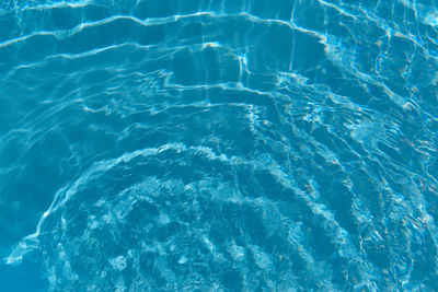 Full frame shot of swimming pool water