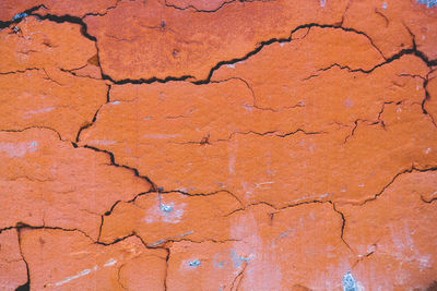 Closeup texture cracked wall