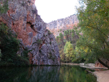 Scenic view of river against sky