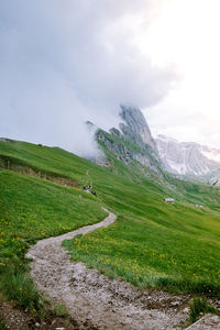 Scenic view of landscape against sky