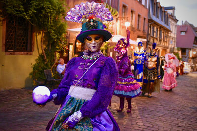 Venetian parade in riquewihr