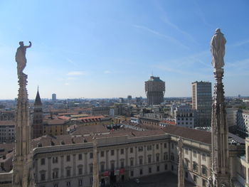 View of buildings in city
