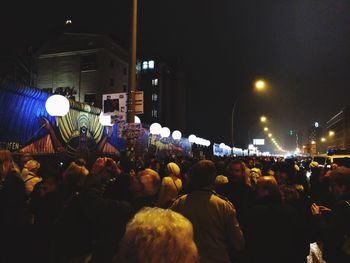 Street light at night