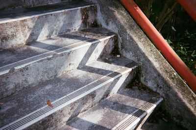 Staircase in sunlight