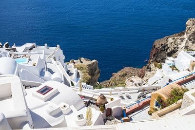 Landscape of oia santorini