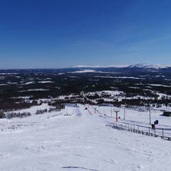 Ski in swedish mountains