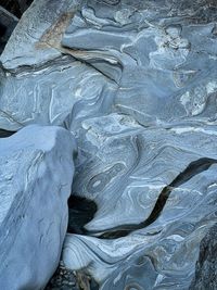 Full frame shot of rocks on land