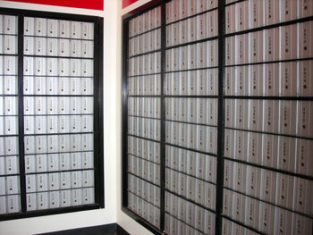 Full frame shot of books in shelf