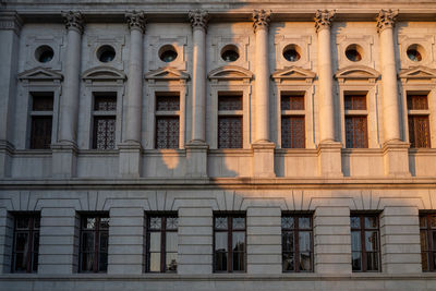 Low angle view of old building