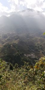 High angle view of landscape