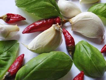 Close-up of red chili peppers
