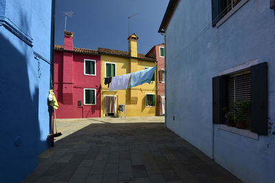 Houses in a city