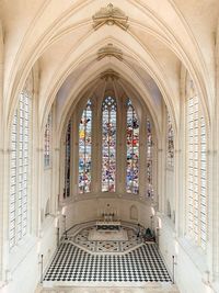 Interior of church