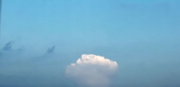 Scenic view of blue sky and clouds