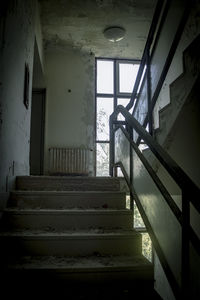 Interior of abandoned house