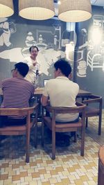 Man sitting on chair