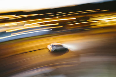 Motion blur with cars