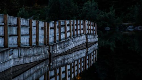 Built structure with trees in background