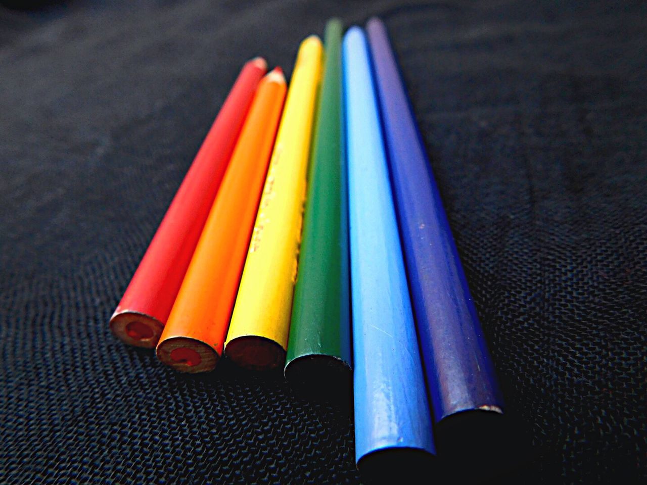 multi colored, still life, indoors, pencil, close-up, studio shot, colorful, variation, colored pencil, yellow, high angle view, pen, plastic, red, choice, single object, part of, man made object, no people, table