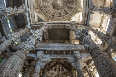 Low angle view of temple