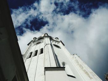 Low angle view of building against sky